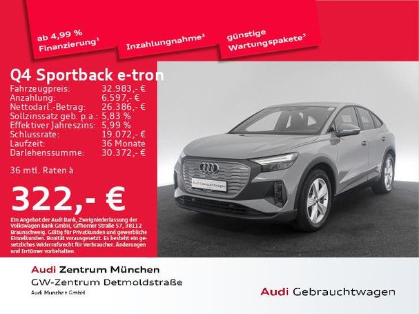 Audi Q4 35 e-tron Sportback 125 kW image number 3