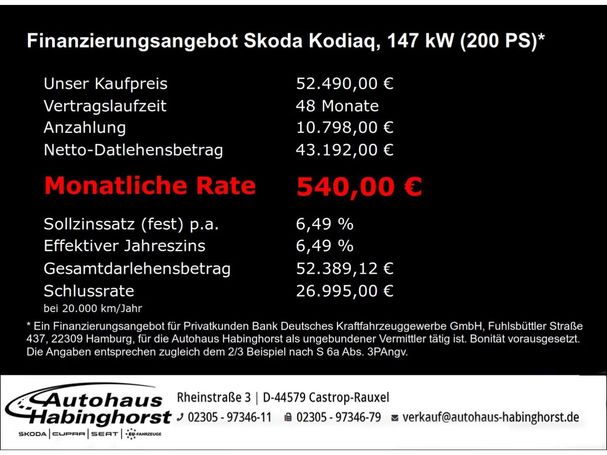 Skoda Kodiaq 2.0 TDI 4x4 DSG 147 kW image number 4