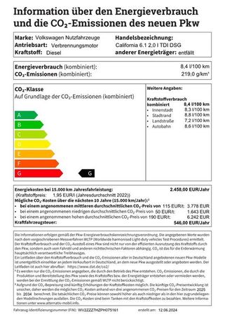 Volkswagen T6 California DSG Beach 4Motion 150 kW image number 14