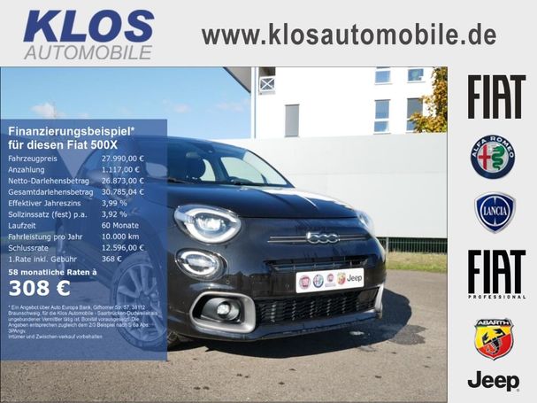 Fiat 500X 1.5 GSE Hybrid Dolcevita DCT 96 kW image number 1