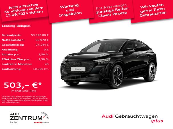 Audi Q4 50 quattro e-tron Sportback 220 kW image number 5