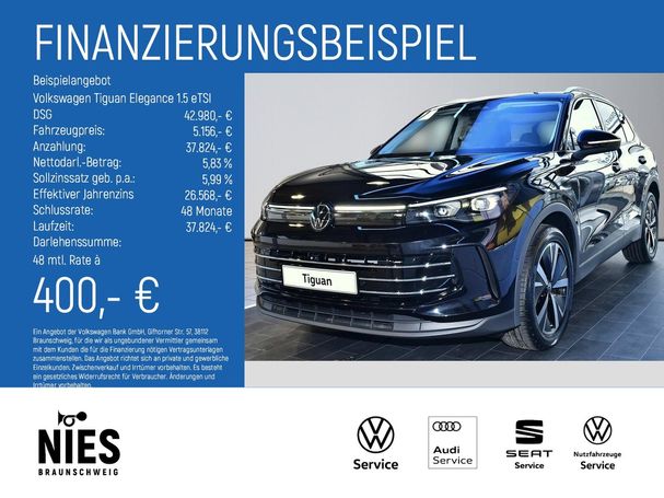 Volkswagen Tiguan 1.5 eTSI Elegance DSG 110 kW image number 5