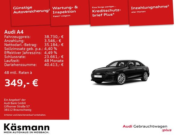 Audi A4 40 TDI quattro Advanced 150 kW image number 4