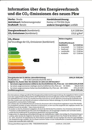 Skoda Kamiq 1.0 TSI Style DSG 81 kW image number 14