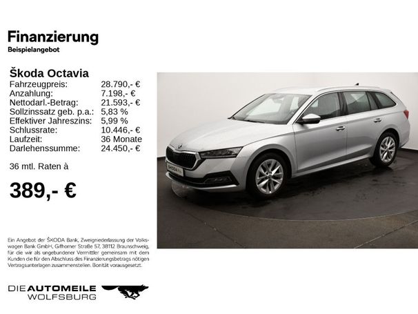 Skoda Octavia Combi 1.5 TSI DSG Style 110 kW image number 5