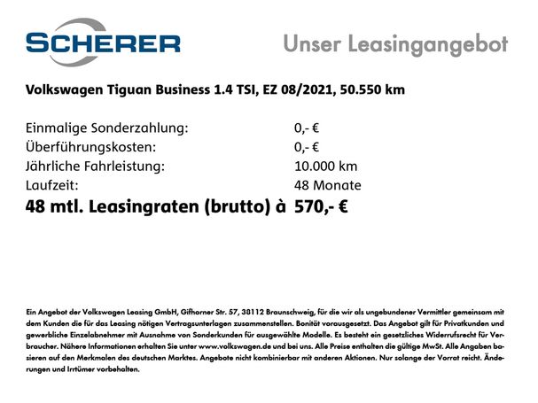 Volkswagen Tiguan 1.4 eHybrid DSG 180 kW image number 5