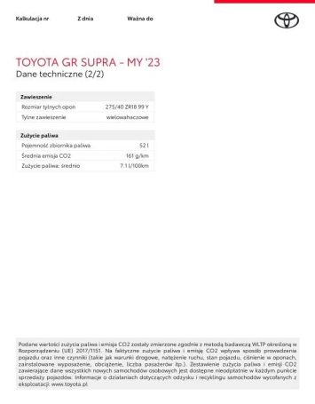 Toyota Supra 190 kW image number 18