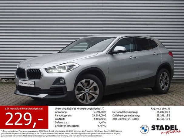 BMW X2 sDrive20i Advantage 141 kW image number 2