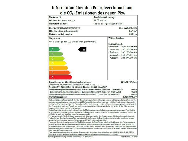 Audi Q4 50 quattro e-tron 220 kW image number 5