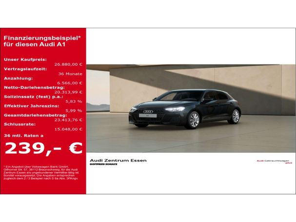 Audi A1 25 TFSI S tronic Sportback Advanced 70 kW image number 5