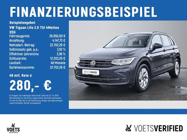 Volkswagen Tiguan 2.0 TSI Life 4Motion DSG 140 kW image number 5