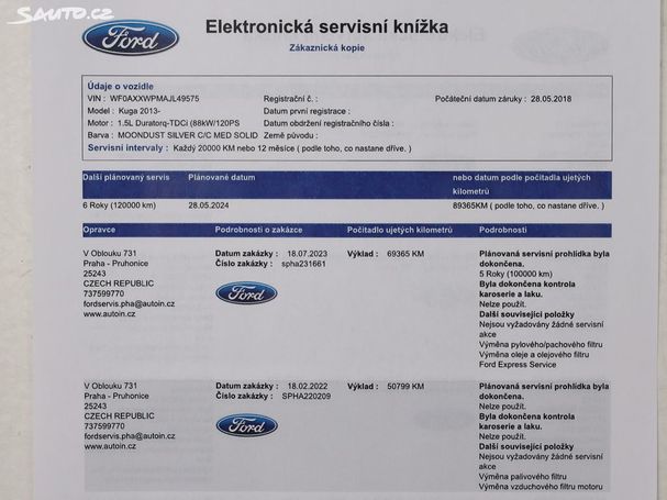 Ford Kuga 88 kW image number 41