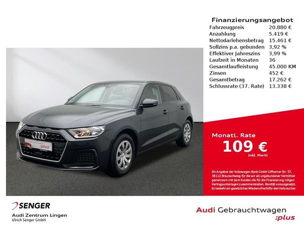 Audi A1 25 TFSI Sportback Advanced 70 kW image number 1