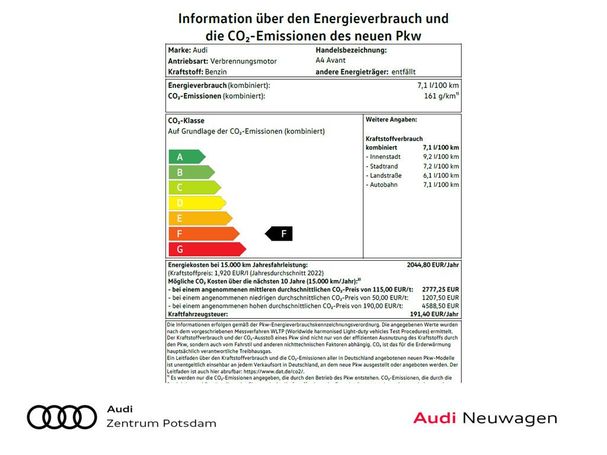 Audi A4 40 TFSI S tronic S-line Avant 150 kW image number 4