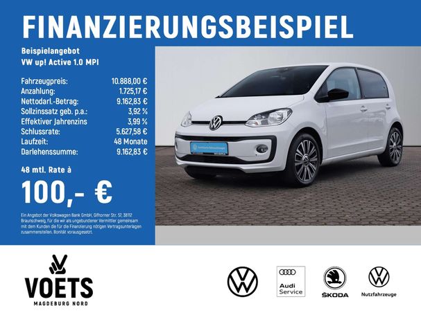 Volkswagen up! 1.0 Active 48 kW image number 5