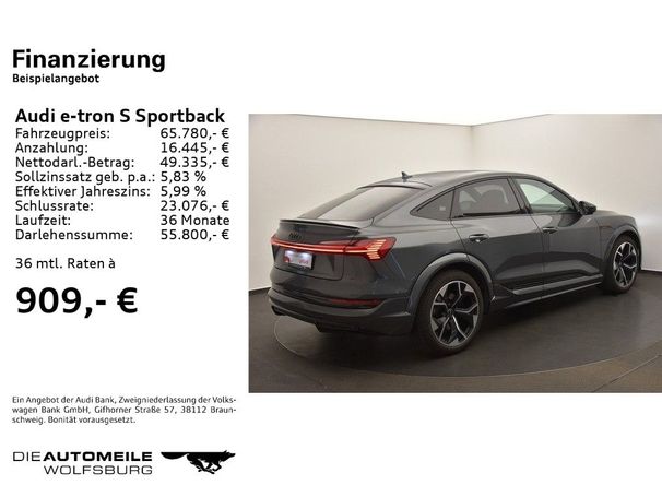 Audi e-tron quattro Sportback 370 kW image number 5