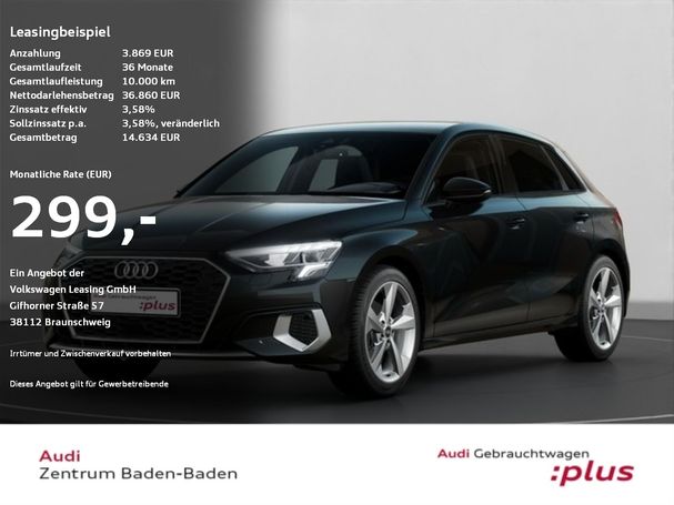 Audi A3 35 TFSI Sportback Advanced 110 kW image number 2