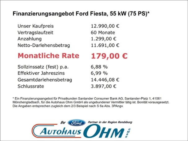 Ford Fiesta 1.1 Cool Connect 55 kW image number 4