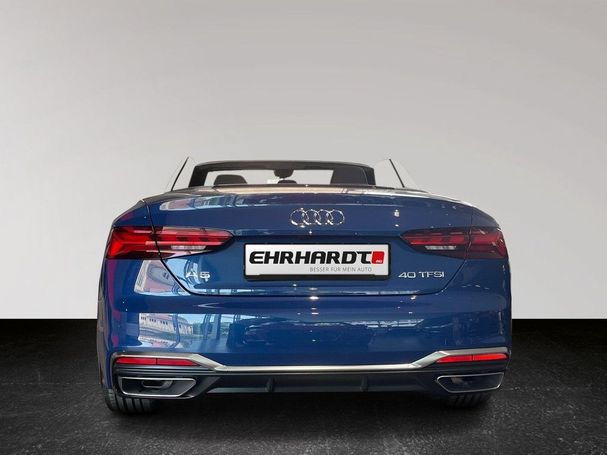 Audi A5 40 TFSI S tronic S-line Cabrio 150 kW image number 4