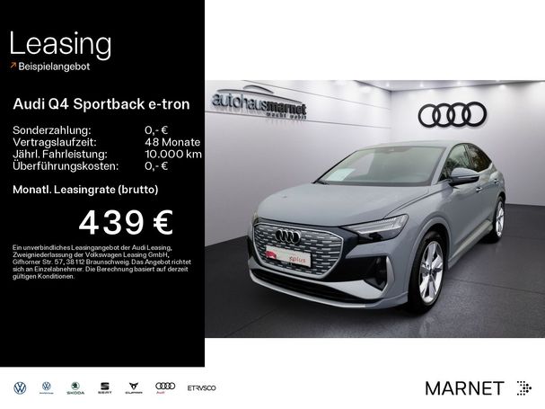 Audi Q4 45 quattro e-tron S-line Sportback 195 kW image number 4