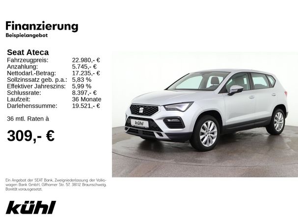 Seat Ateca 1.5 TSI Style 110 kW image number 5