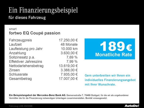 Smart ForTwo EQ 60 kW image number 13