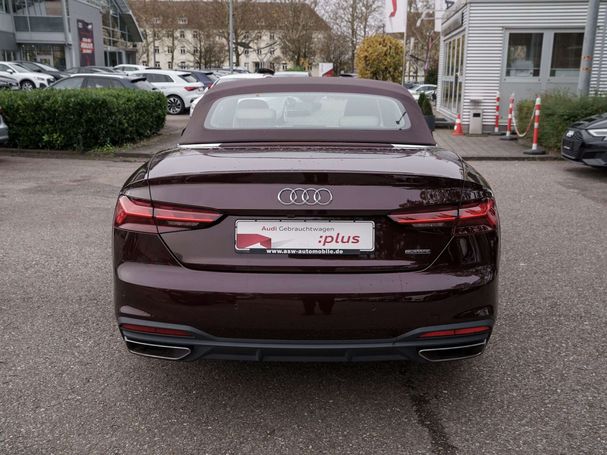 Audi A5 40 TFSI quattro Cabrio 150 kW image number 3