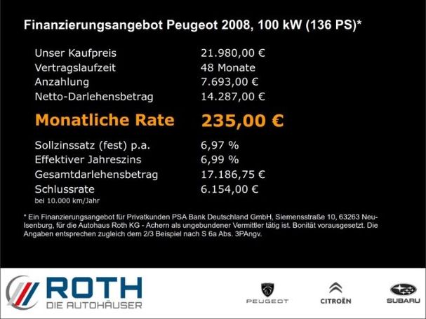 Peugeot e-2008 100 kW image number 5