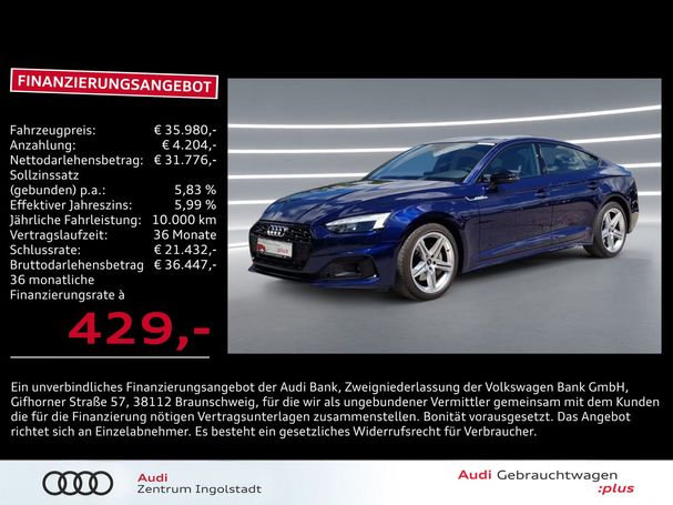 Audi A5 40 TDI Sportback 150 kW image number 4