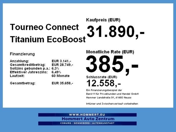 Ford Tourneo Connect Titanium 84 kW image number 4