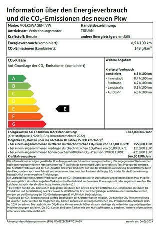 Volkswagen Tiguan 1.5 eTSI DSG 110 kW image number 11