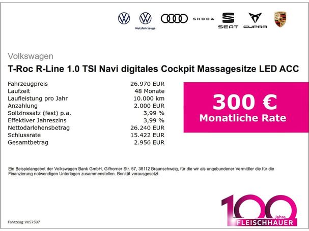 Volkswagen T-Roc 1.0 TSI T-Roc 81 kW image number 6