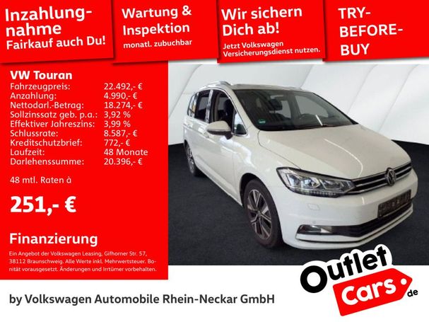 Volkswagen Touran 2.0 TDI DSG Highline 110 kW image number 1