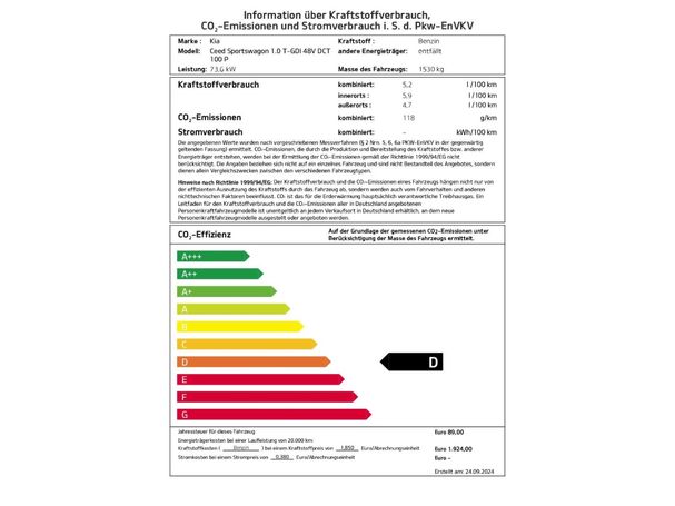 Kia Ceed 1.0 74 kW image number 13