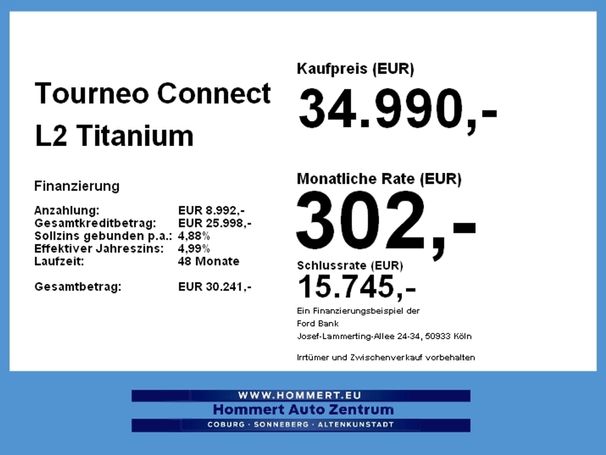 Ford Tourneo Connect Titanium 90 kW image number 5