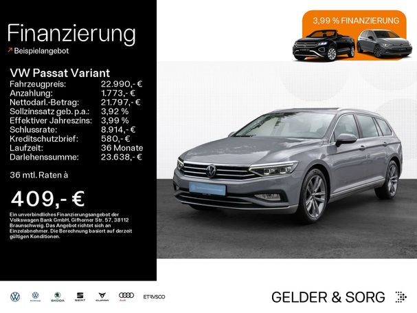 Volkswagen Passat Variant 2.0 TDI Elegance DSG 110 kW image number 6