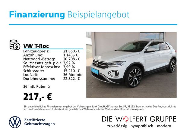 Volkswagen T-Roc 1.0 TSI T-Roc 81 kW image number 6