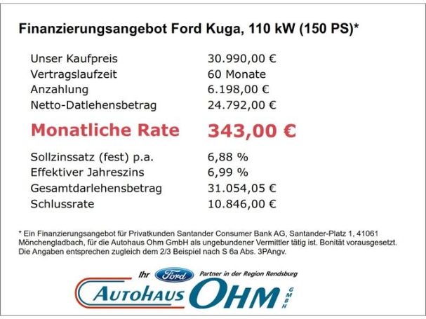 Ford Kuga 1.5 EcoBoost Titanium 110 kW image number 11