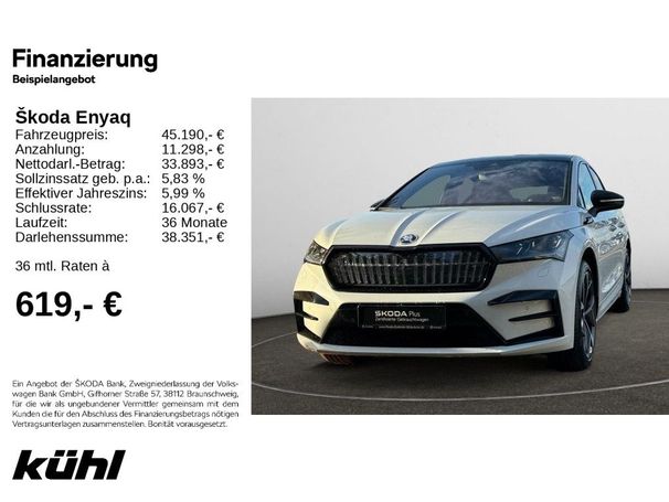 Skoda Enyaq iV RS 220 kW image number 5