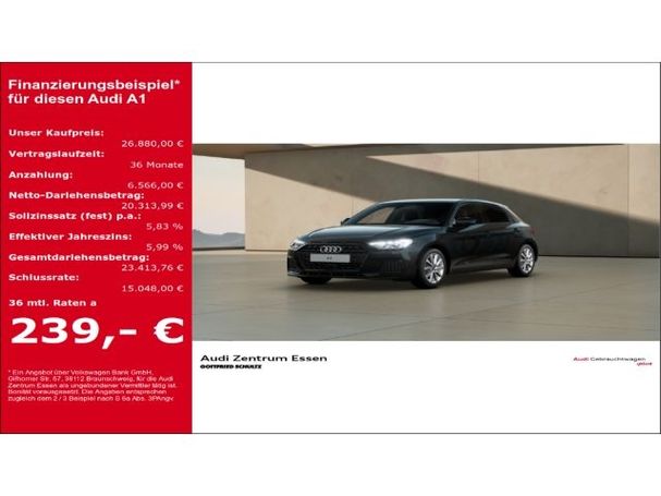 Audi A1 25 TFSI S tronic Sportback Advanced 70 kW image number 5