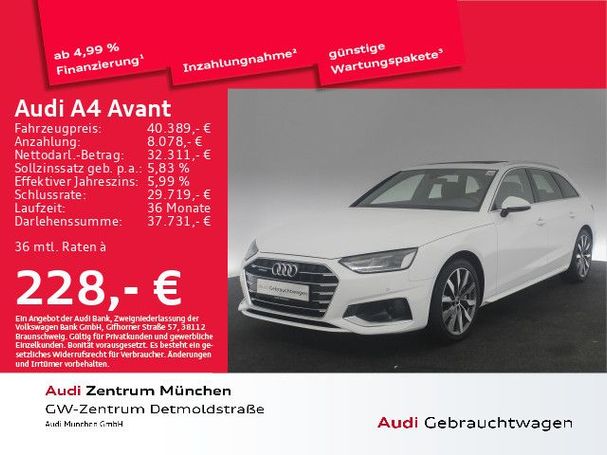 Audi A4 40 TDI S tronic Avant Advanced 150 kW image number 3