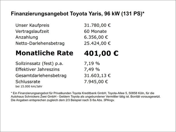 Toyota Yaris 96 kW image number 7