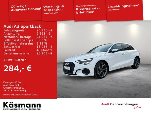 Audi A3 40 TFSIe Sportback 150 kW image number 4