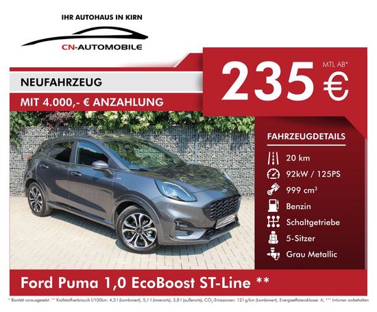 Ford Puma 1.0 EcoBoost ST-Line 92 kW image number 5