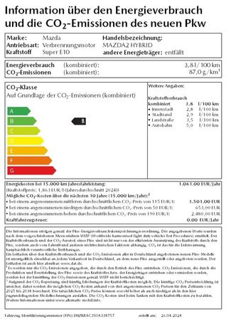 Mazda 2 Hybrid 85 kW image number 5