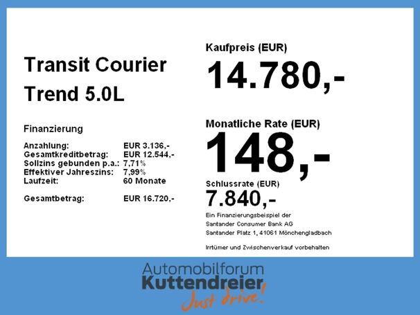 Ford Transit Courier 74 kW image number 4