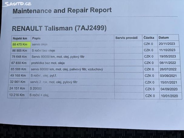 Renault Talisman Blue dCi 110 kW image number 33