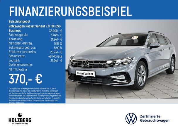 Volkswagen Passat Variant 2.0 TDI Business DSG 110 kW image number 5