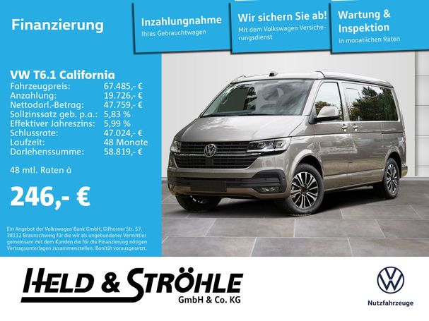 Volkswagen T6 California DSG Beach 110 kW image number 5