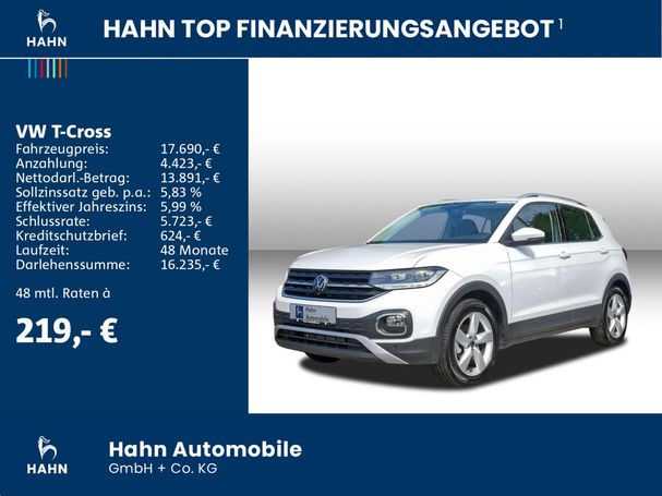 Volkswagen T-Cross 1.0 TSI Style 81 kW image number 4